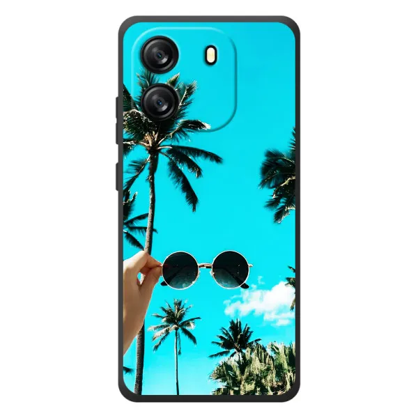 Чехол с принтом «Взгляд лето» для Blackview Oscal Flat 1C