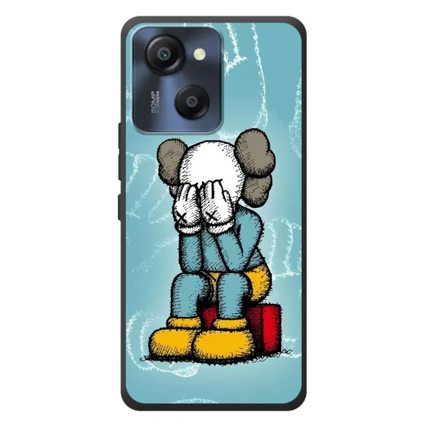 Чехол с принтом «Плач Bearbrick» для Blackview Oscal Modern 8
