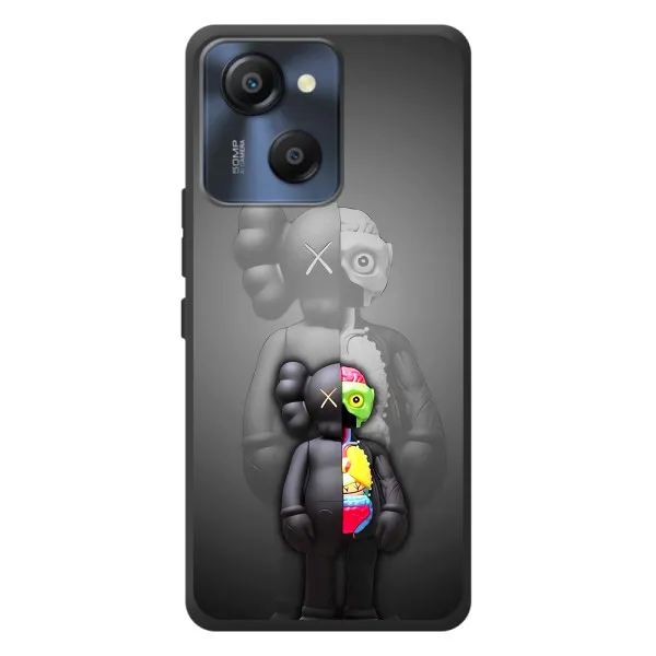 Чехол с принтом «Тело Bearbrick» для Blackview Oscal Modern 8