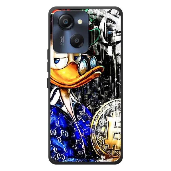 Чехол с принтом «Биткойн Скрудж» для Blackview Oscal Modern 8