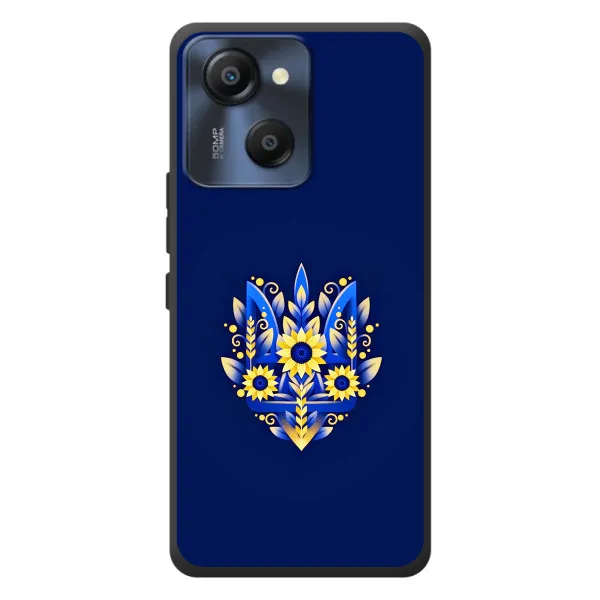 Чехол с принтом «Цветочный Герб» для Blackview Oscal Modern 8