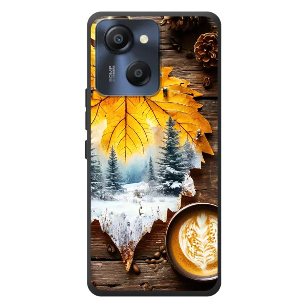 Чохол з принтом «Осінньо-зимова кава» для Blackview Oscal Modern 8
