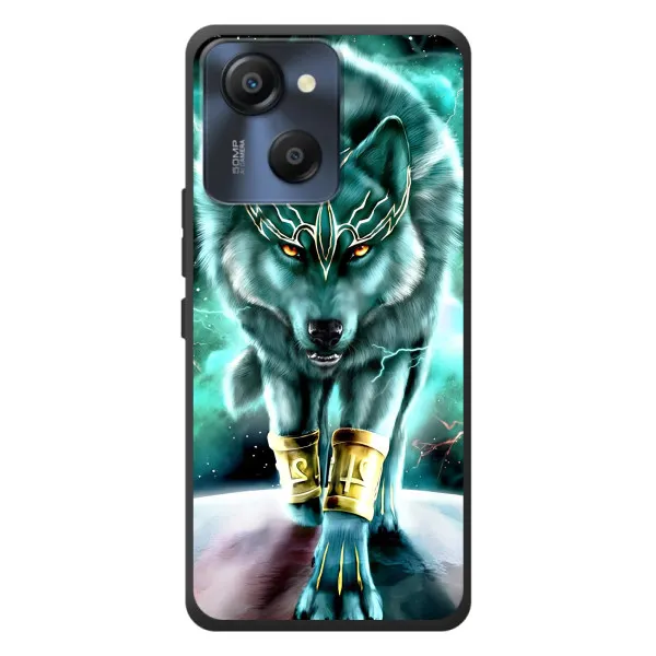 Чехол с принтом «Яркий волк» для Blackview Oscal Modern 8