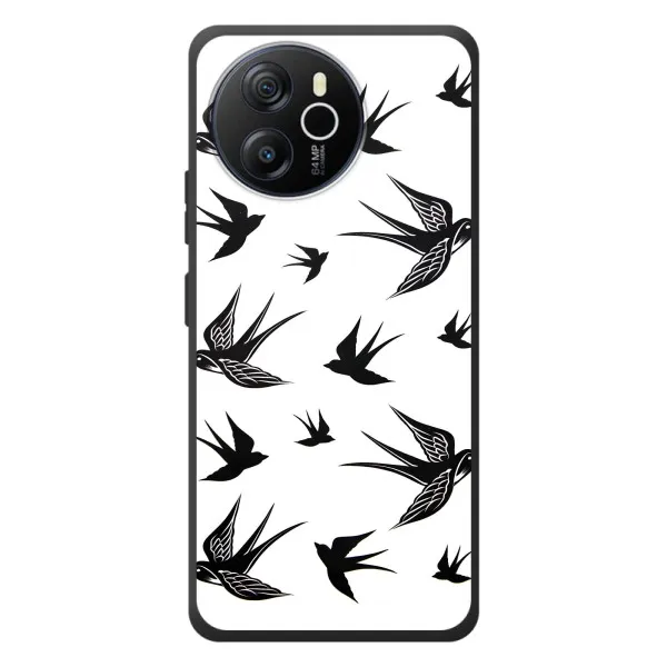 Чехол с принтом «Ласточки» для Blackview Oscal Tiger 12