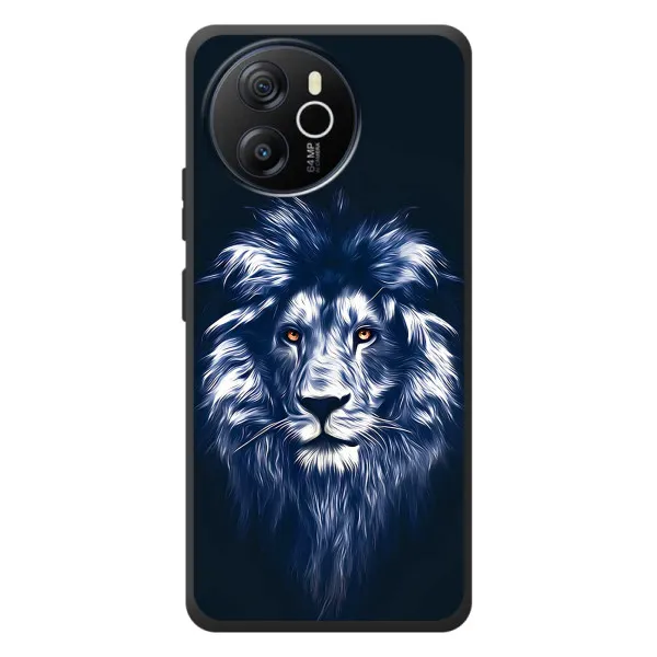 Чехол с принтом «Синий Лев» для Blackview Oscal Tiger 12 Чехол с принтом «Синий Лев» для Blackview Oscal Tiger 12