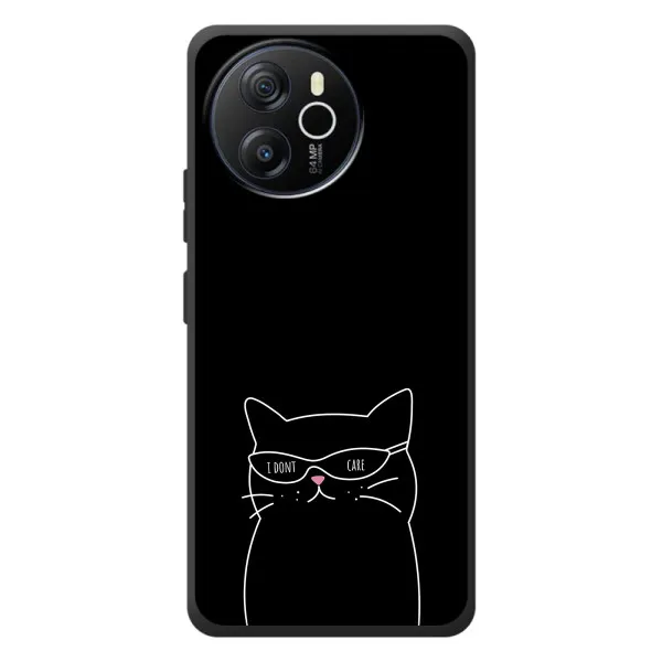 Чехол с принтом «Равнодушный кот» для Blackview Oscal Tiger 12 Чехол с принтом «Равнодушный кот» для Blackview Oscal Tiger 12