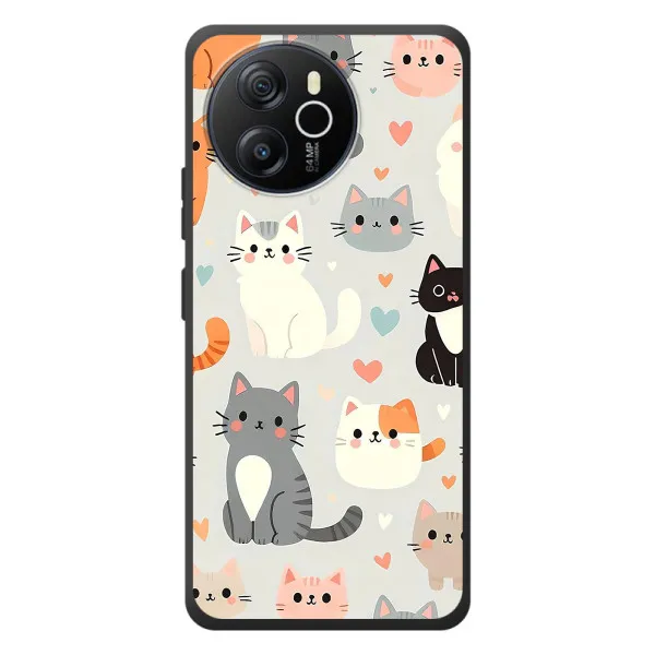 Чехол с принтом «Коллаж котов» для Blackview Oscal Tiger 12 Чехол с принтом «Коллаж котов» для Blackview Oscal Tiger 12
