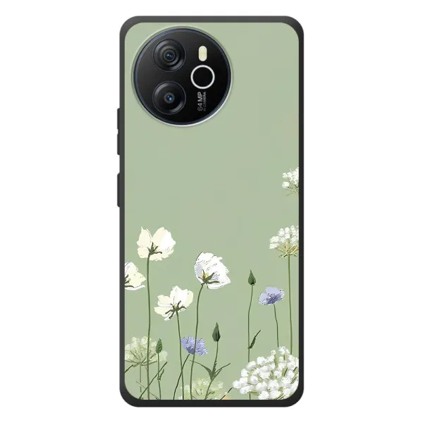 Чохол з принтом «Квіти на зеленому» для Blackview Oscal Tiger 12