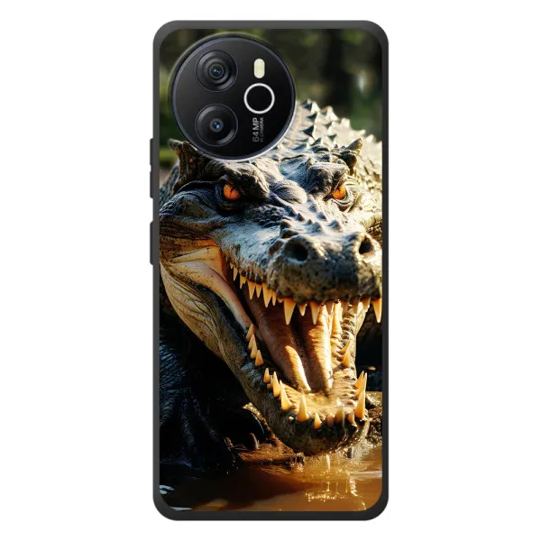 Чехол с принтом «Опасный крокодил» для Blackview Oscal Tiger 12