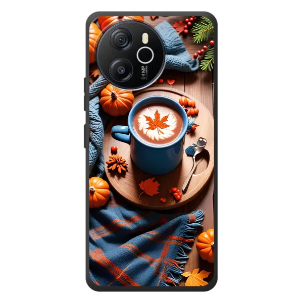 Чехол с принтом «Кофе и тыковки» для Blackview Oscal Tiger 12 Чехол с принтом «Кофе и тыковки» для Blackview Oscal Tiger 12