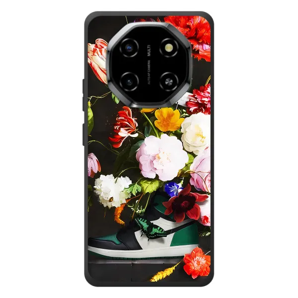 Чехол с принтом «Nike цветы» для Blackview Shark 6