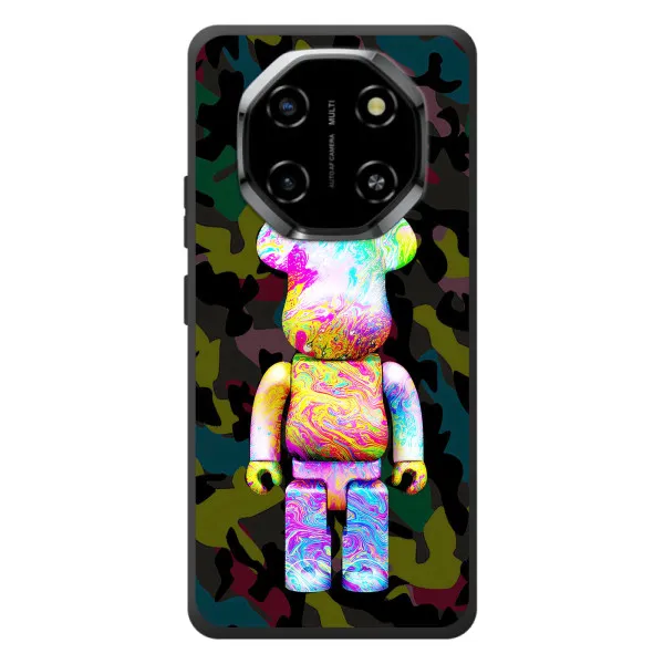 Чехол с принтом «Яркий Bearbrick» для Blackview Shark 6