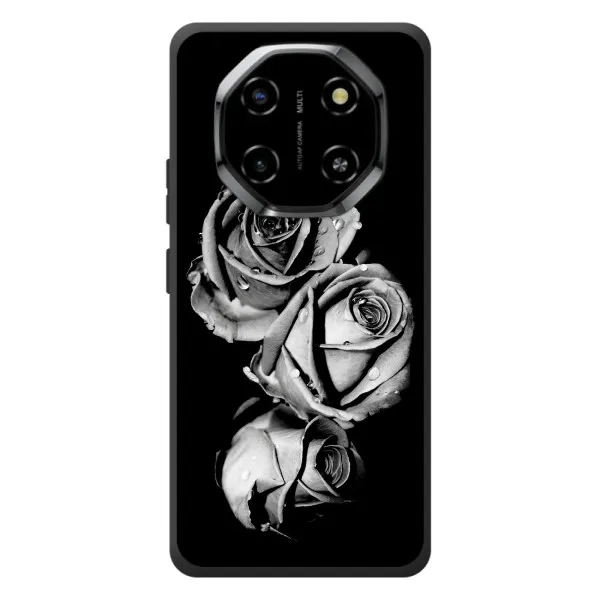 Чехол с принтом «Черная роза» для Blackview Shark 6 Чехол с принтом «Черная роза» для Blackview Shark 6