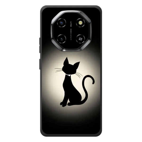 Чехол с принтом «Силуэт котика» для Blackview Shark 6 Чехол с принтом «Силуэт котика» для Blackview Shark 6