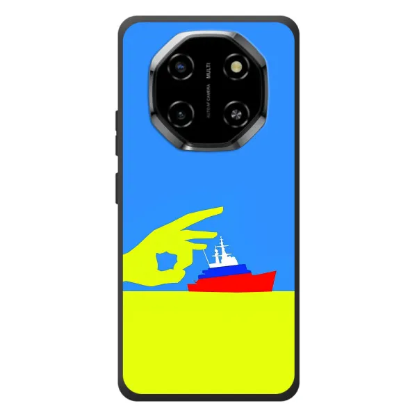 Чехол с принтом «Щелбан кораблю» для Blackview Shark 6
