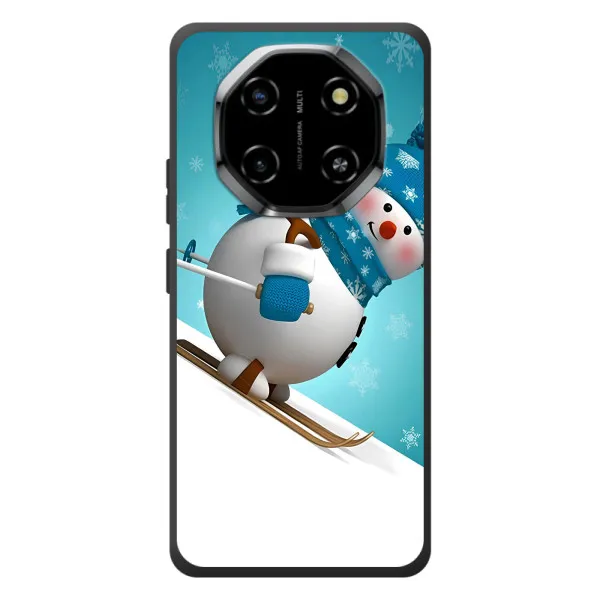 Чехол с принтом «Снеговик на лыжах» для Blackview Shark 6