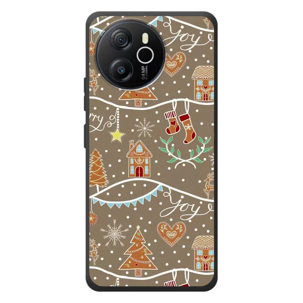 Чехол с принтом «Новогодние пряники» для Blackview Shark 8