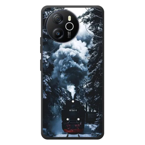 Чехол с принтом «Зимний поезд» для Blackview Shark 8