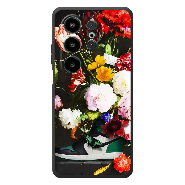 Чохол з принтом «Nike цветы» для Blackview Wave 10