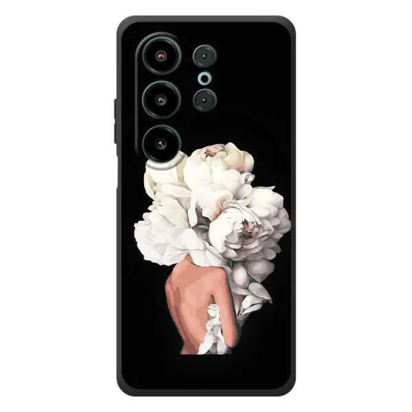 Чохол з принтом «Білі квіти» для Blackview Wave 10 Чохол з принтом «Білі квіти» для Blackview Wave 10