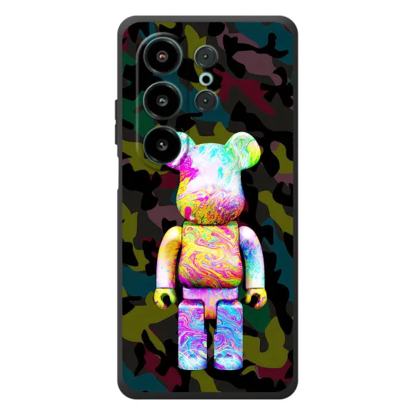 Чохол з принтом «Яскравий Bearbrick» для Blackview Wave 10