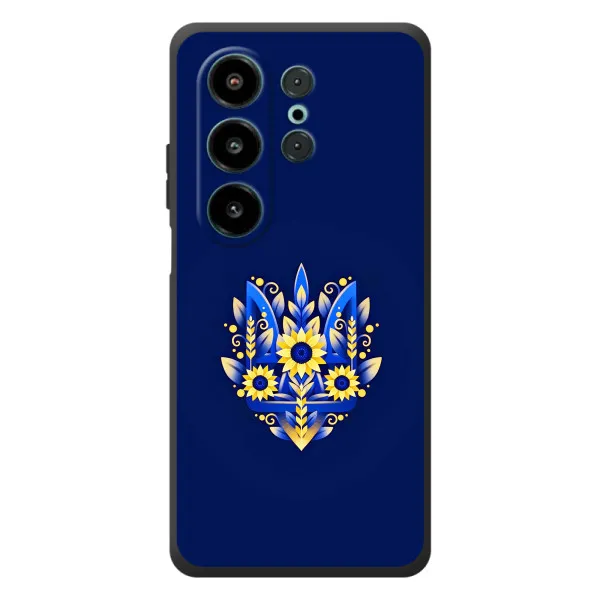 Чехол с принтом «Цветочный Герб» для Blackview Wave 10