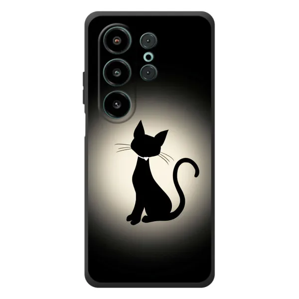 Чехол с принтом «Силуэт котика» для Blackview Wave 10 Чехол с принтом «Силуэт котика» для Blackview Wave 10