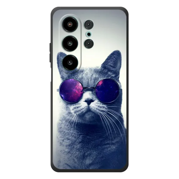 Чехол с принтом «Стильный кот» для Blackview Wave 10 Чехол с принтом «Стильный кот» для Blackview Wave 10