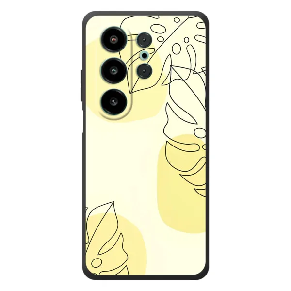 Чохол з принтом «Жовта монстера арт» для Blackview Wave 10 Чохол з принтом «Жовта монстера арт» для Blackview Wave 10