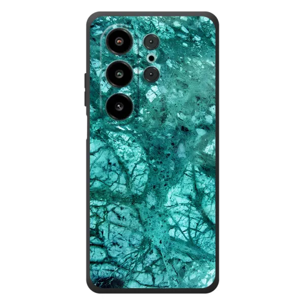 Чехол с принтом «Зеленый мрамор» для Blackview Wave 10
