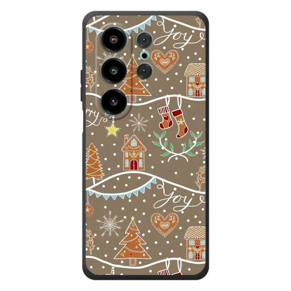 Чехол с принтом «Новогодние пряники» для Blackview Wave 10