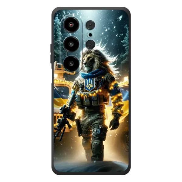 Чохол з принтом «ЛЕВ ЗСУ» для Blackview Wave 10