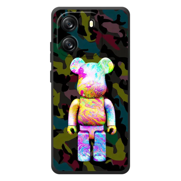 Чехол с принтом «Яркий Bearbrick» для Blackview Wave 6C