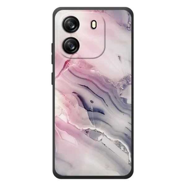 Чехол с принтом «Пурпурный Мрамор» для Blackview Wave 6C
