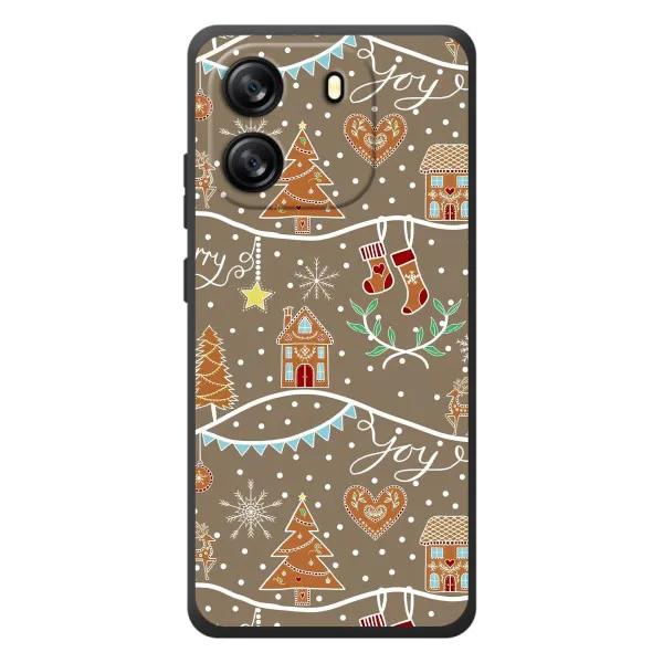 Чехол с принтом «Новогодние пряники» для Blackview Wave 6C