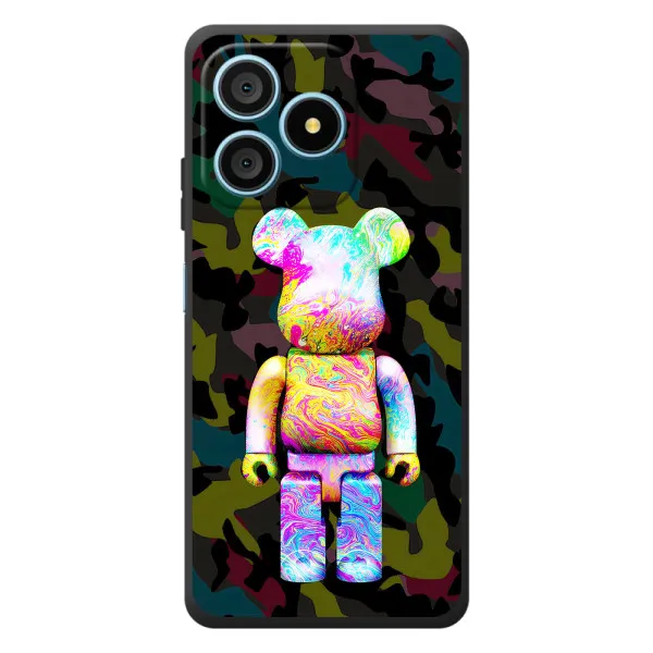 Чохол з принтом «Яскравий Bearbrick» для Blackview Wave 9C