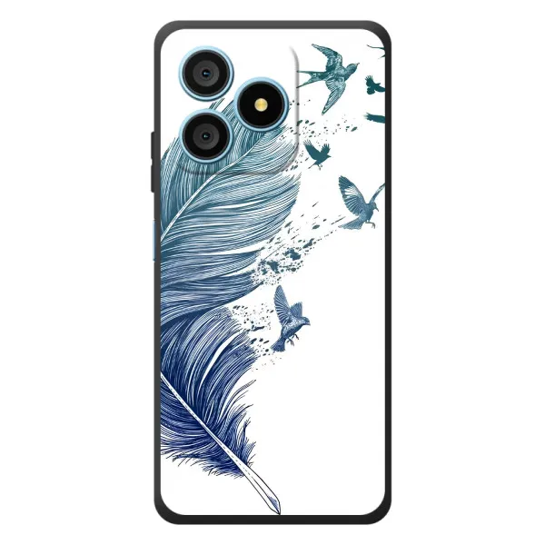 Чохол з принтом «Перо» для Blackview Wave 9C