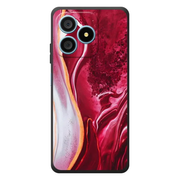 Чохол з принтом «Мрамор червоний» для Blackview Wave 9C