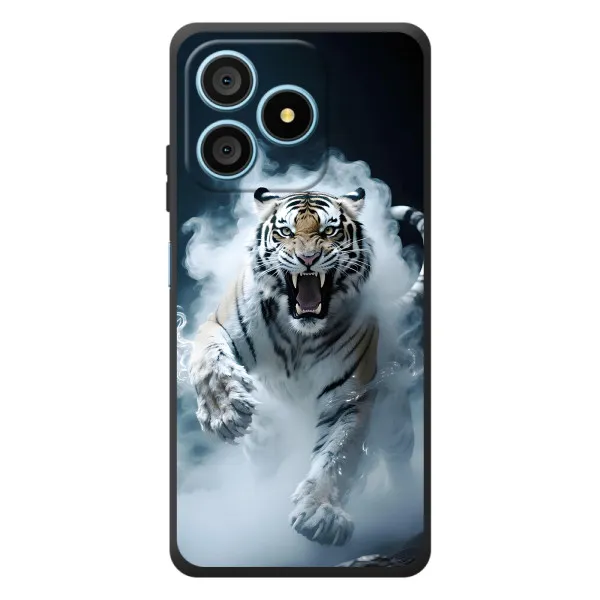 Чохол з принтом «Білий тигр у диму» для Blackview Wave 9C