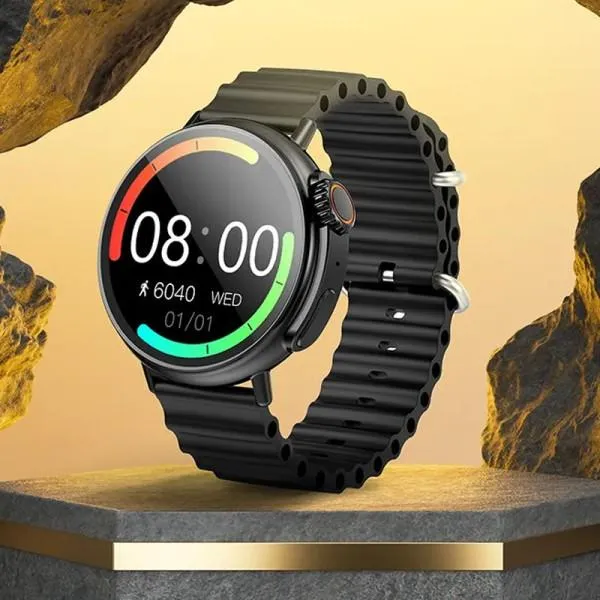 Смарт-часы Hoco Y18 Smart sports watch (call version) — Черный — фото 3