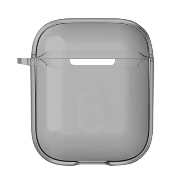 Футляр TPU Colorful для наушников Airpods 1/2 — Черный — фото 2