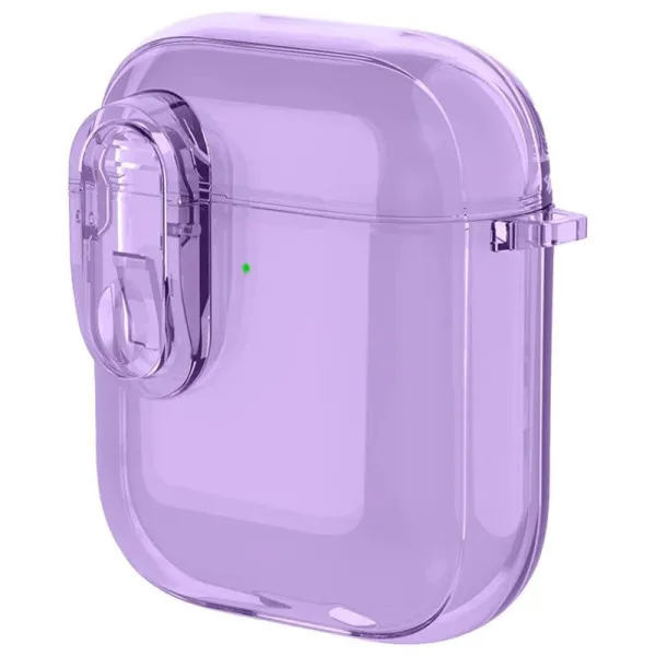 Футляр TPU Colorful для наушников Airpods 1/2 — Фиолетовый — фото 1