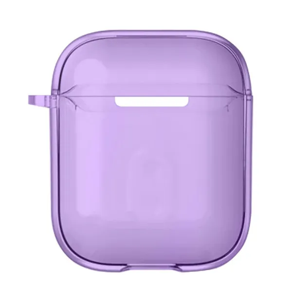 Футляр TPU Colorful для наушников Airpods 1/2 — Фиолетовый — фото 2