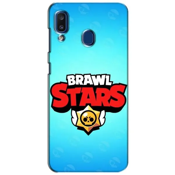 Чехол с принтом «Лого Бравл Старс» для Samsung Galaxy a20 2019 (A205F)