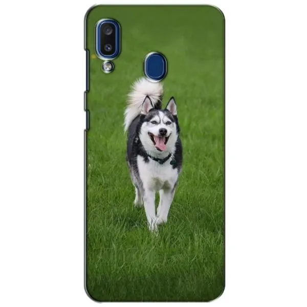 Чехол с принтом «Радостный Хаски» для Samsung Galaxy a20 2019 (A205F) Чехол с принтом «Радостный Хаски» для Samsung Galaxy a20 2019 (A205F)