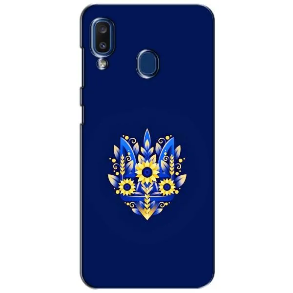 Чехол с принтом «Цветочный Герб» для Samsung Galaxy a20 2019 (A205F)