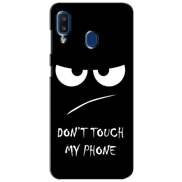 Чехол с принтом «Dont Touch» для Samsung Galaxy a20 2019 (A205F) Чехол с принтом «Dont Touch» для Samsung Galaxy a20 2019 (A205F)