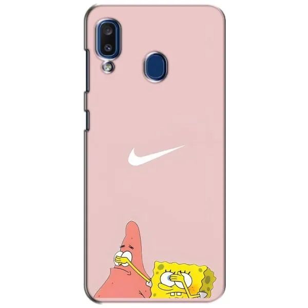 Чехол с принтом «Патрик и Губка» для Samsung Galaxy a20 2019 (A205F)