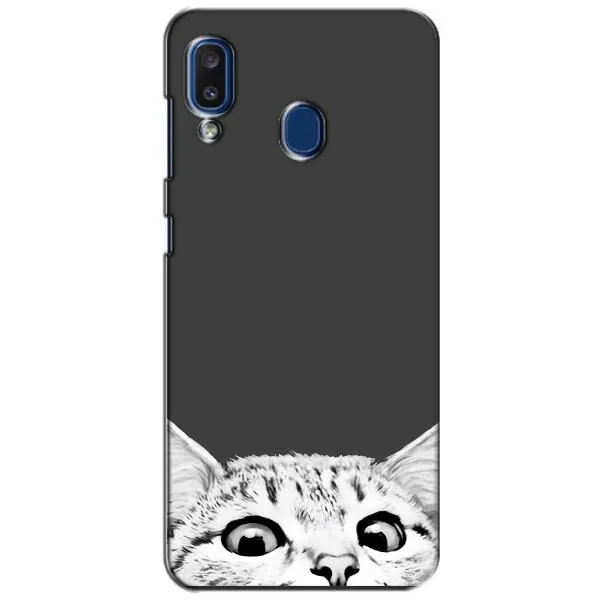 Чохол з принтом «Виглядає котик» для Samsung Galaxy a20 2019 (A205F)