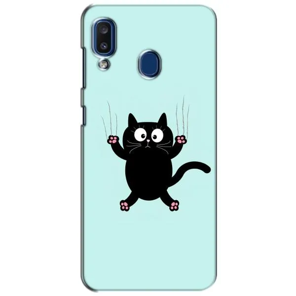 Чехол с принтом «Падающий кот» для Samsung Galaxy a20 2019 (A205F)